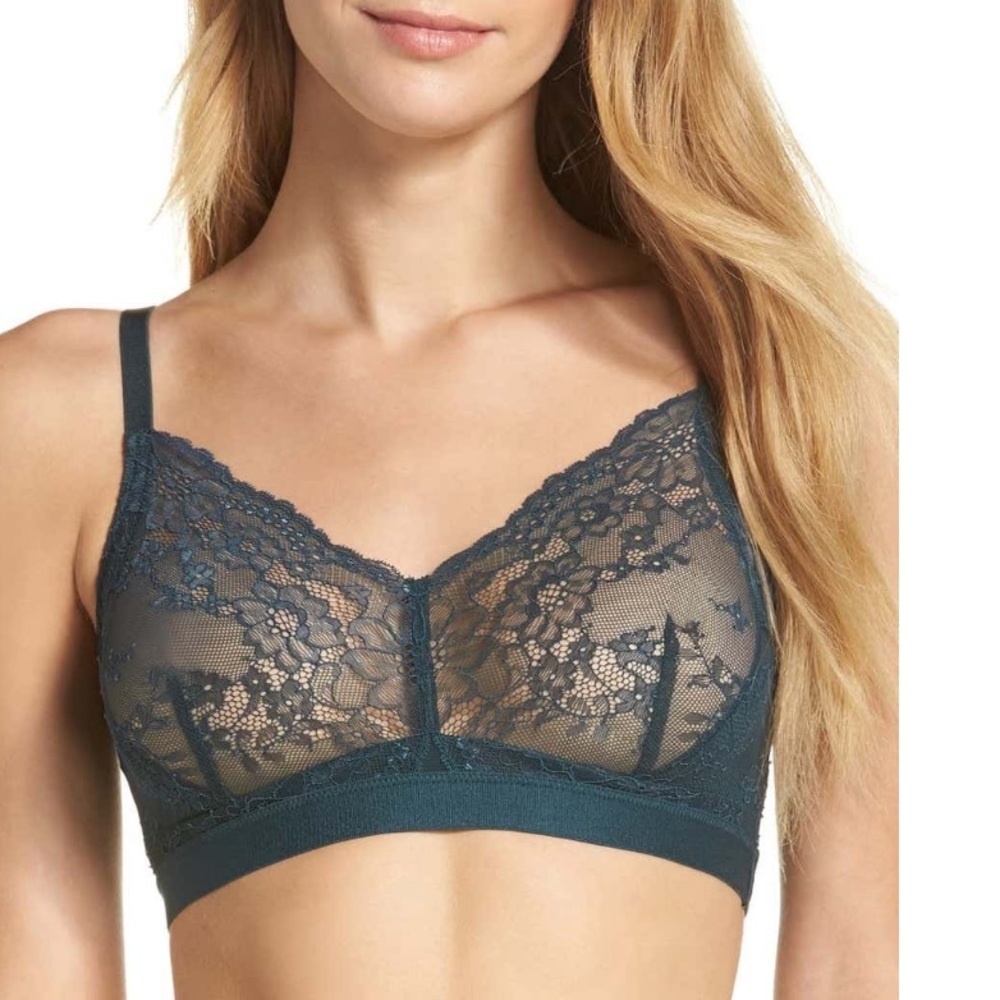 NEW • Spanx • Spotlight on Lace Bralette Malachite